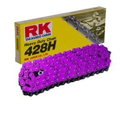 [428HSB-124L-PURPLE-F] Cadena 428H 124L Morada RK *Promoción*
