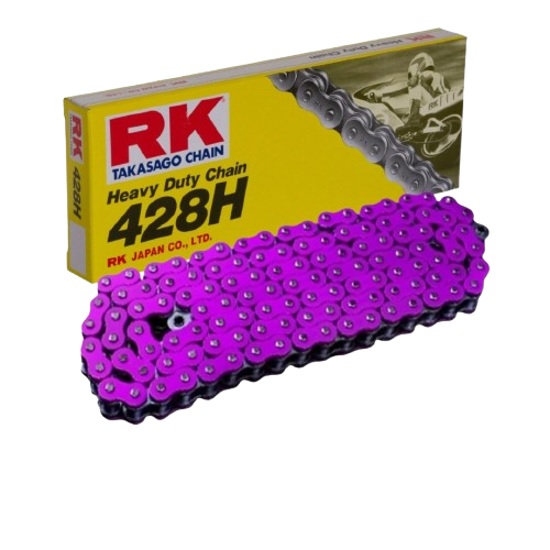 [428HSB-124L-PURPLE-F] Cadena 428H 124L Morada RK *Promoción*